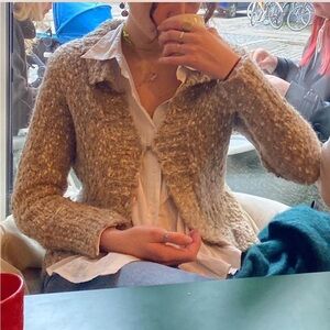 Cozy Tan Women's Cardigan
